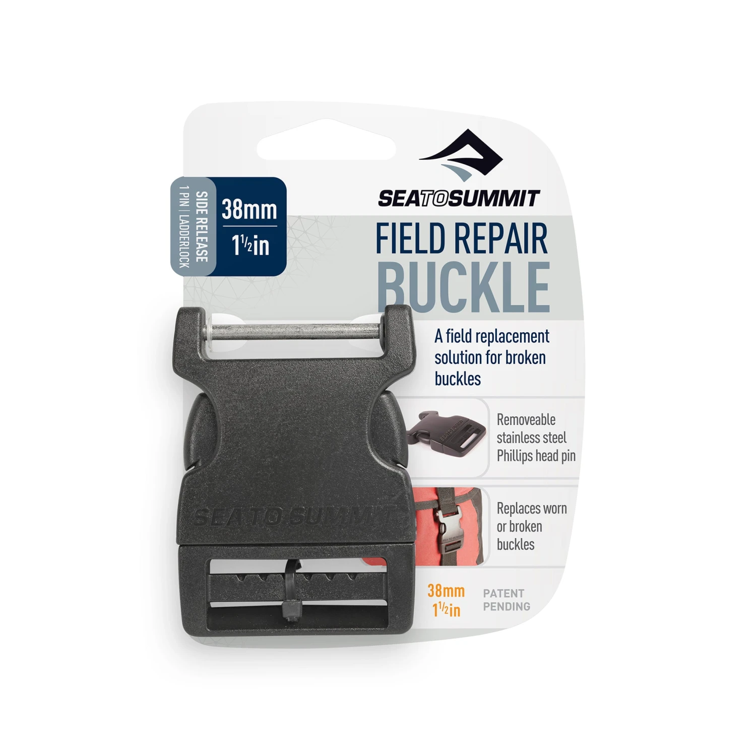 Sea To Summit Side Release Field Repair Buckle With Removable Pin 4 Sea To Summit Side Release Field Repair Buckle With Removable Pin - Image 4