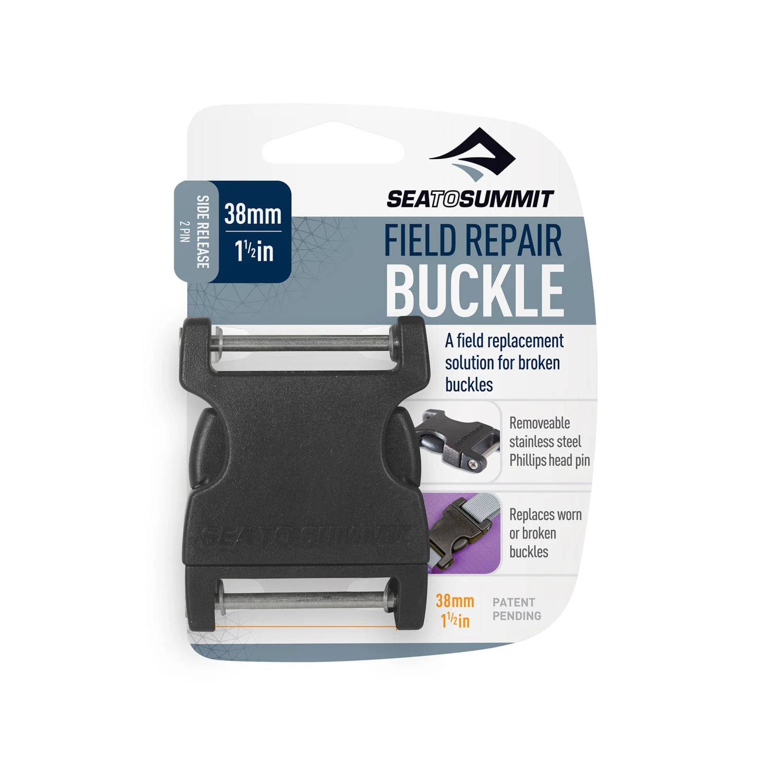 Sea To Summit Side Release Field Repair Buckle With Removable Pin 8 Sea To Summit Side Release Field Repair Buckle With Removable Pin - Image 8