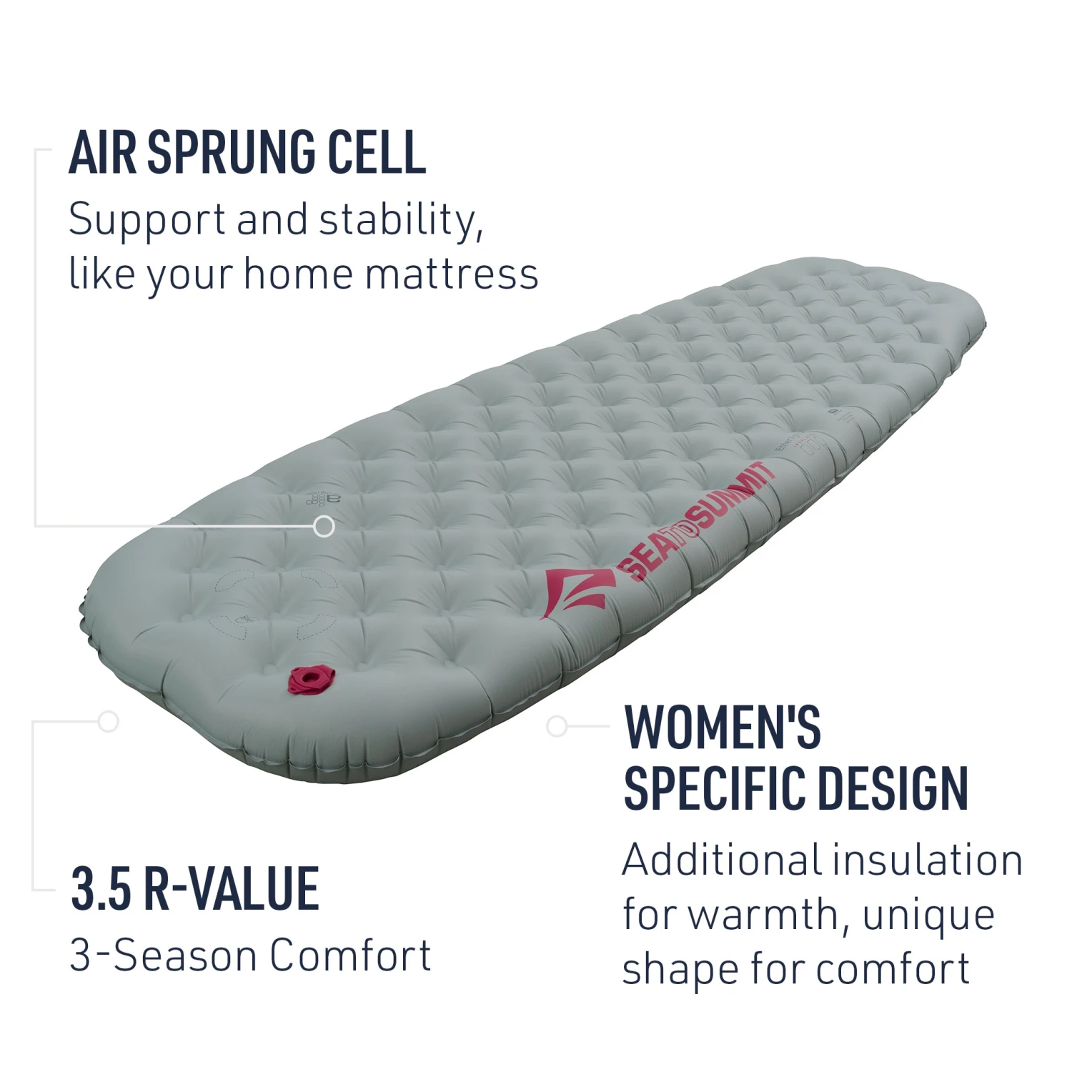 Sea To Summit Women's Ether Light XT Insulated Air Sleeping Mat 3 Sea To Summit Women's Ether Light XT Insulated Air Sleeping Mat - Image 3