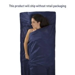 Sea To Summit Silk-Cotton Blend Travel Liner -Sea To Summit Outlet Store SilkCottonBlendTravelLinerTravellerwithPillowInsert NavyBlue