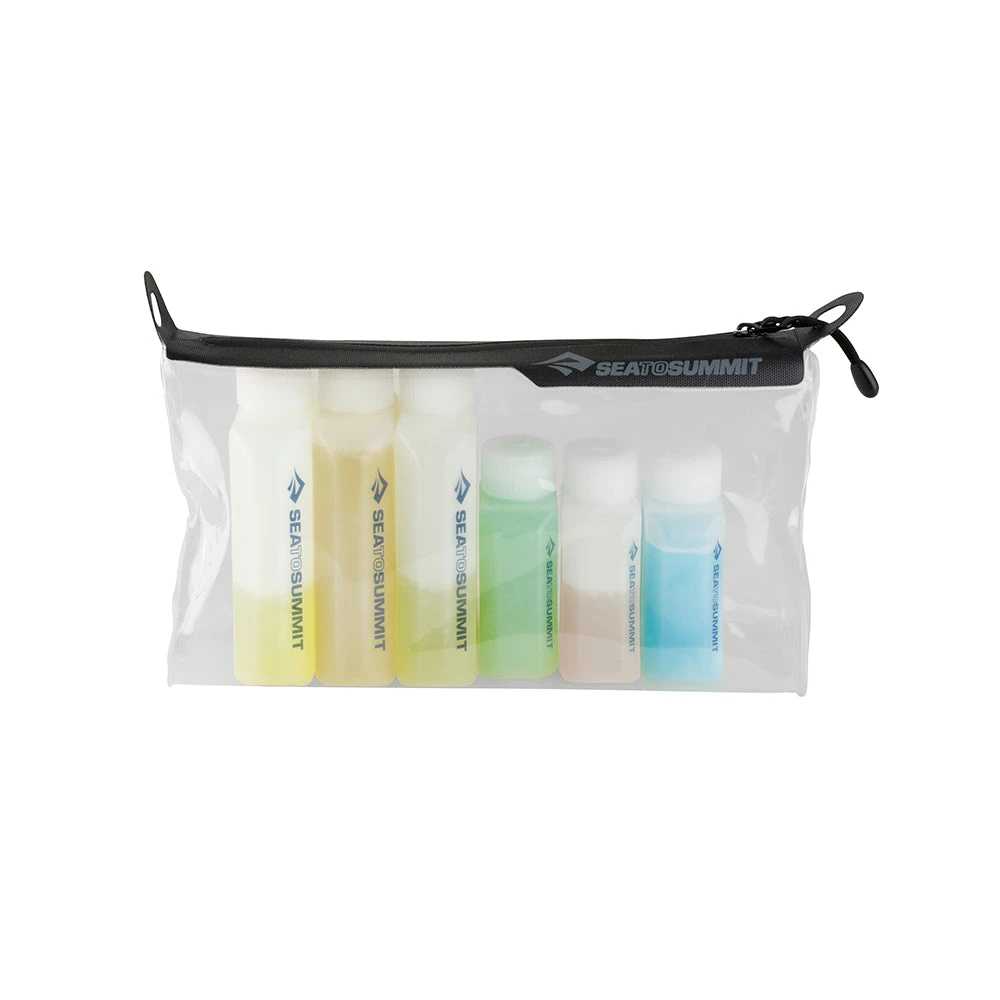 Sea To Summit TPU Clear Zip Pouch With Bottles 1 Sea To Summit TPU Clear Zip Pouch With Bottles
