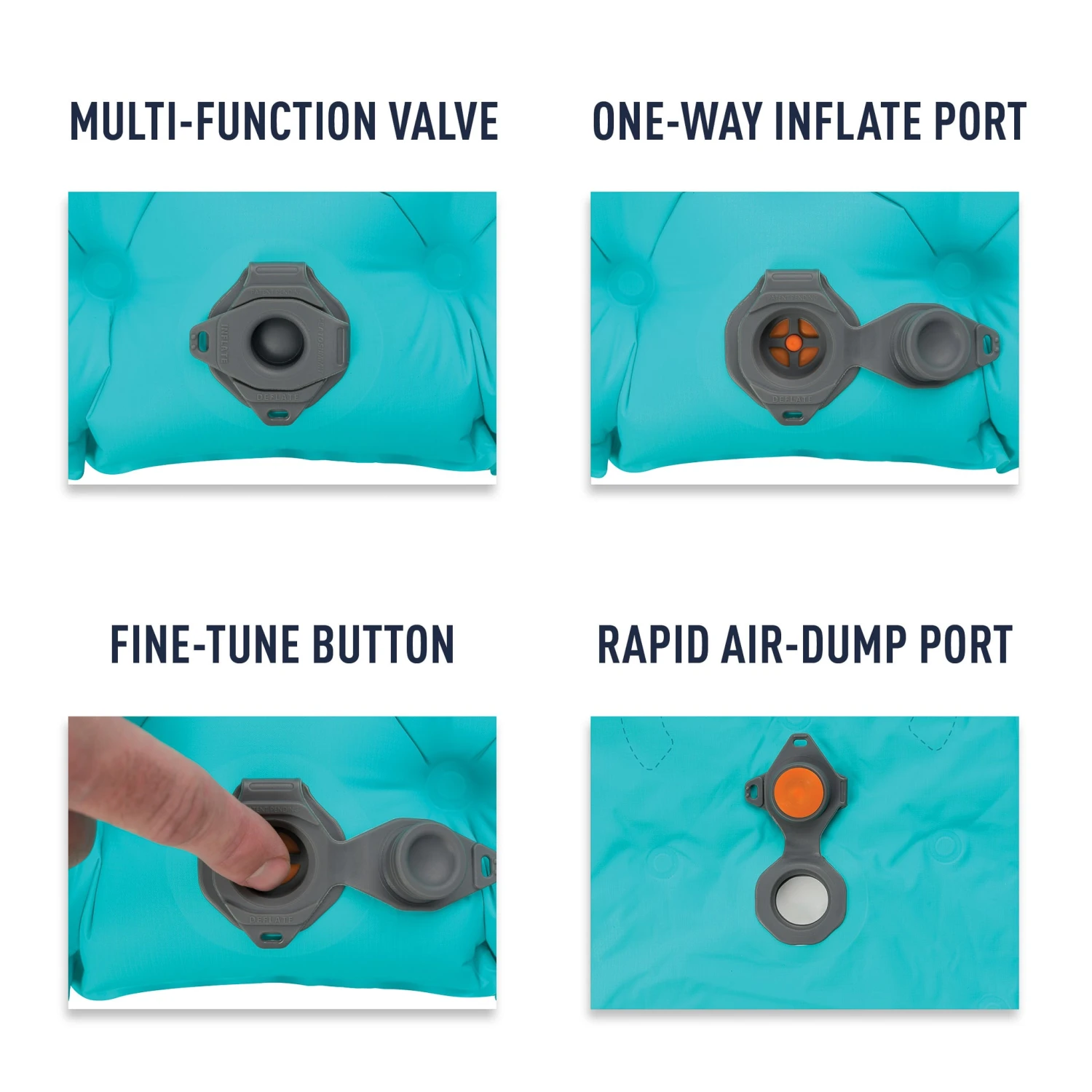 Sea To Summit Women's Comfort Light Insulated Air Sleeping Mat 4 Sea To Summit Women's Comfort Light Insulated Air Sleeping Mat - Image 4