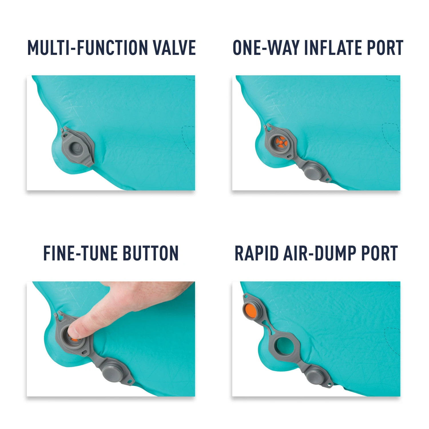 Sea To Summit Women's Comfort Light Self-Inflating Sleeping Mat 4 Sea To Summit Women's Comfort Light Self-Inflating Sleeping Mat - Image 4