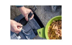 Sea To Summit Folding Serving Spoon -Sea To Summit Outlet Store serving spoon in use d6823a23 ecda 429e 9562 7dca4b295126